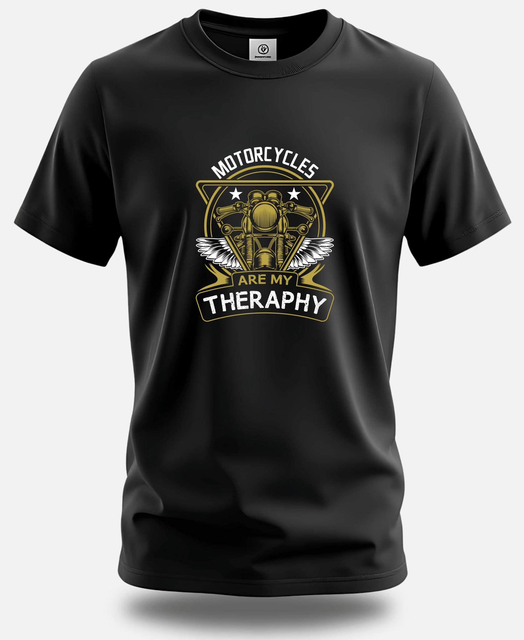 Motorcycle Is My Therapy – Ride & Rev T-Shirt by Eagle Squat - Eagle Squat