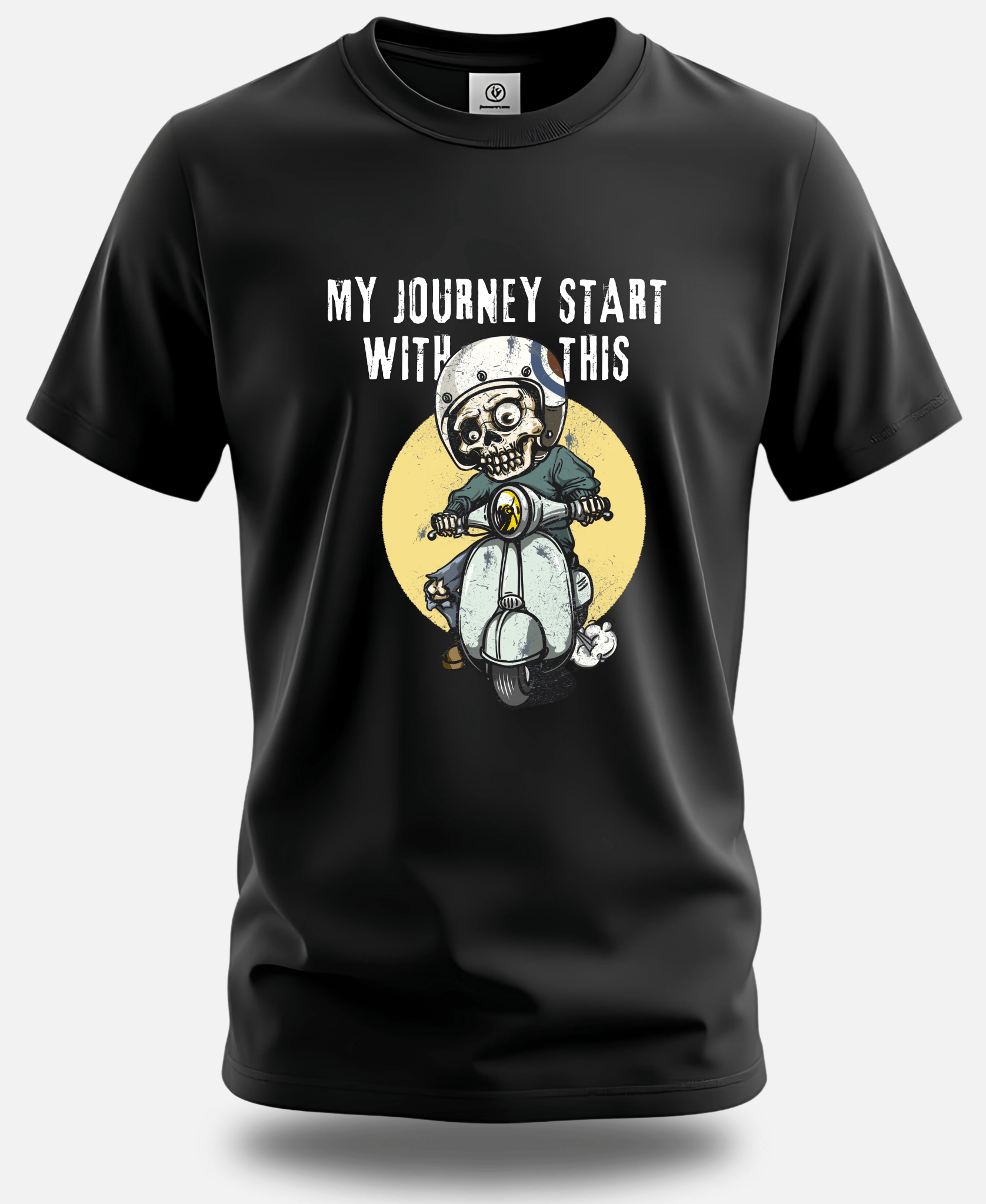 My Journey Starts Here – Biker’s Ride T-Shirt by Eagle Squat - Eagle Squat