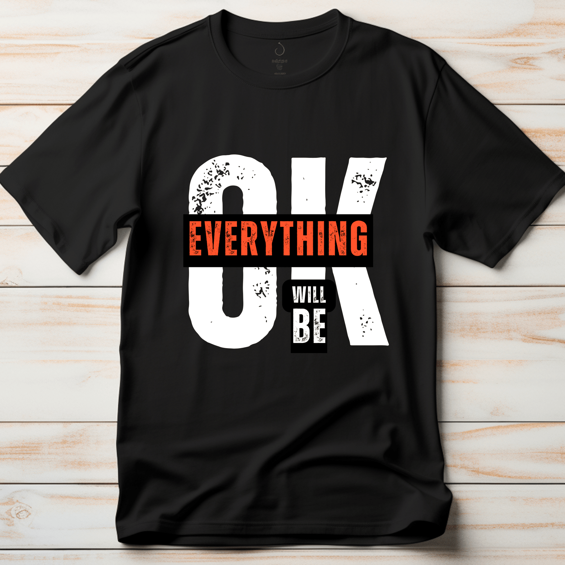 OK Everything Round Neck Half Sleeve T-Shirt – Chill Vibes, Bold Style - Eagle Squat