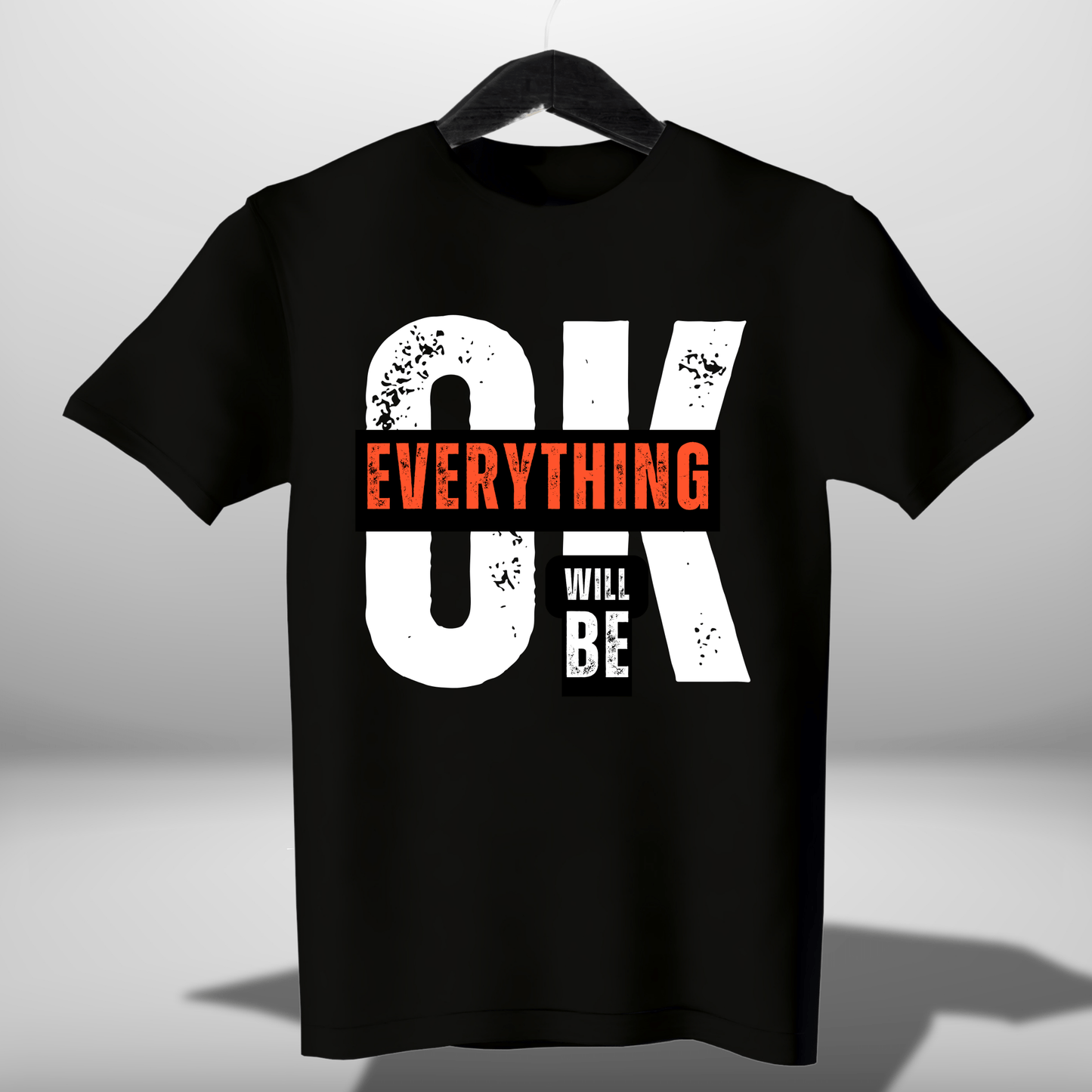 OK Everything Round Neck Half Sleeve T-Shirt – Chill Vibes, Bold Style - Eagle Squat