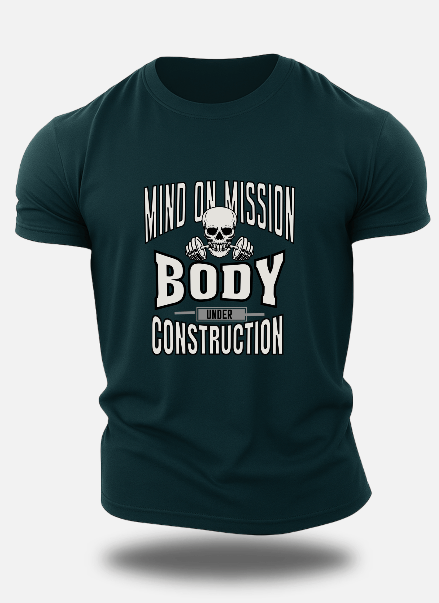Regular Classic Cotton Body Under Construction Eagle Squat Tee - Eagle Squat
