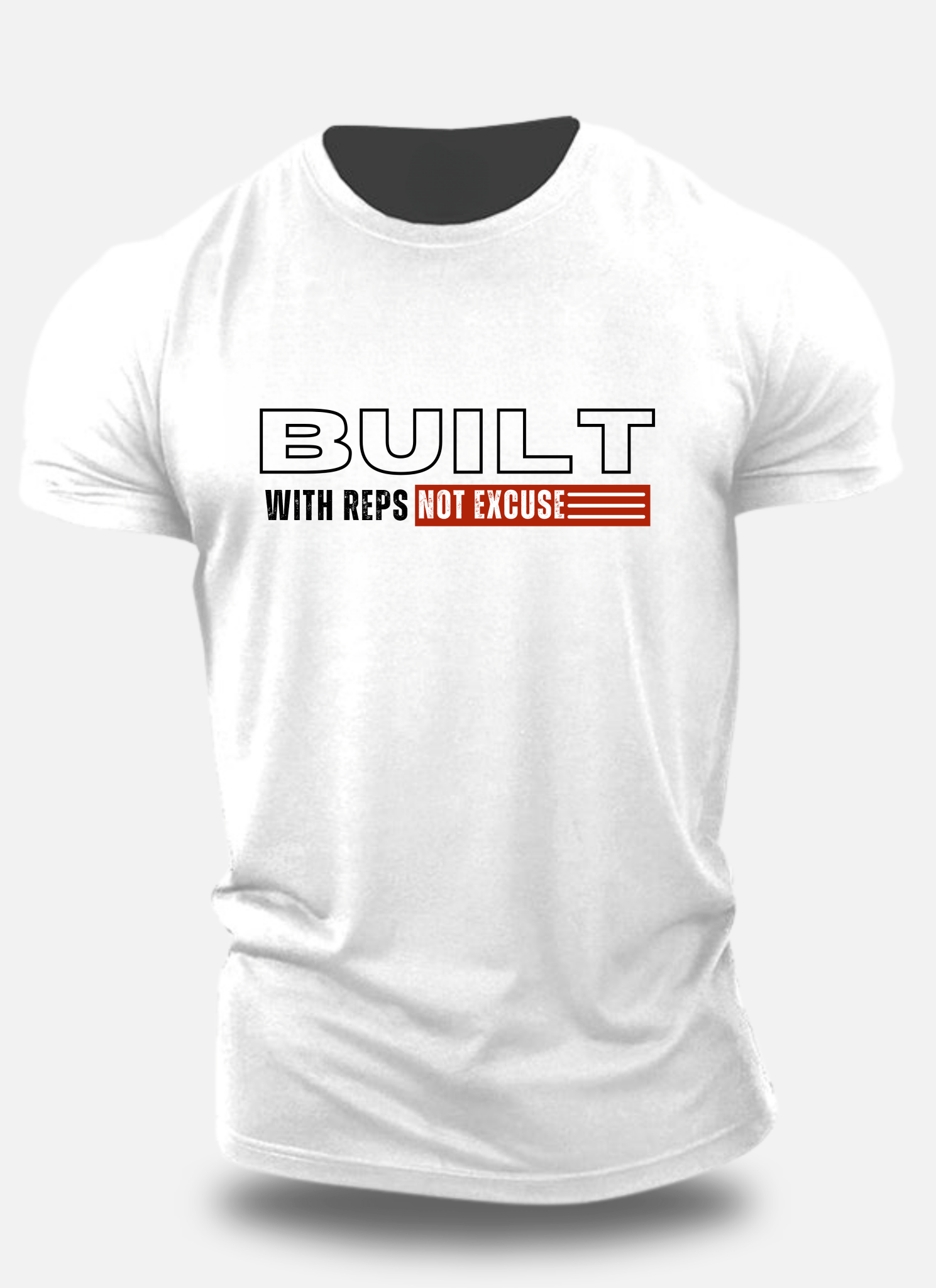 Rep Over Clout" Performance Tee - Eagle Squat