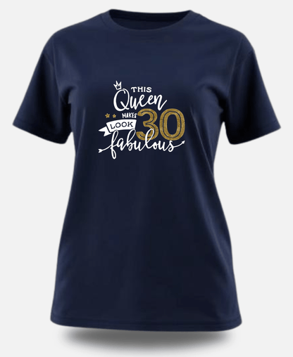 This Queen Turns 25 in Style | Fabulous Birthday Tee - Eagle Squat