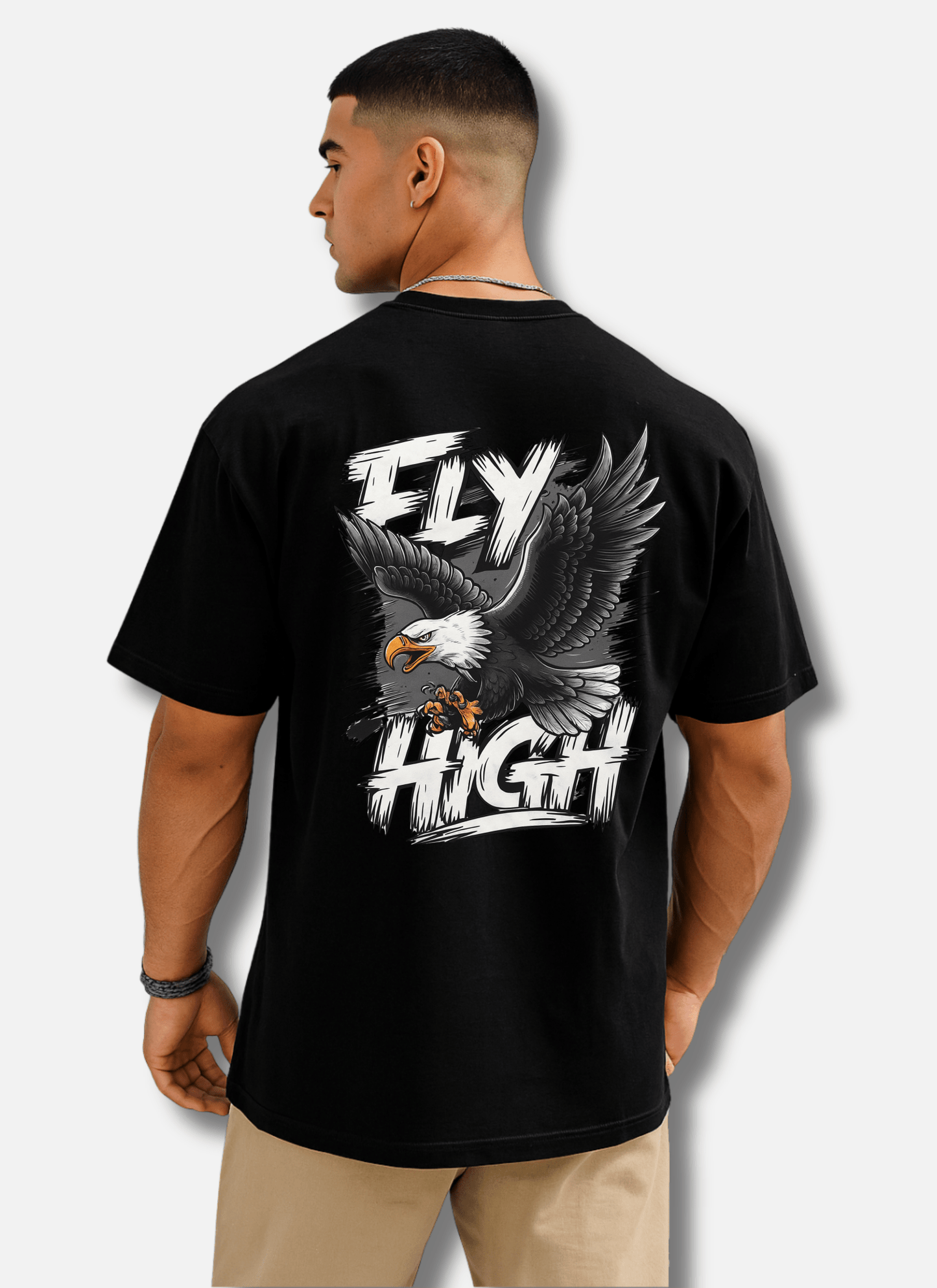 Unisex Oversized Standard T-Shirt - Eagle Squat