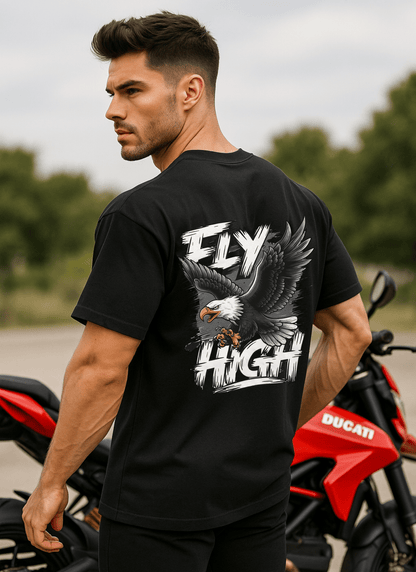 Unisex Oversized Standard T-Shirt - Eagle Squat