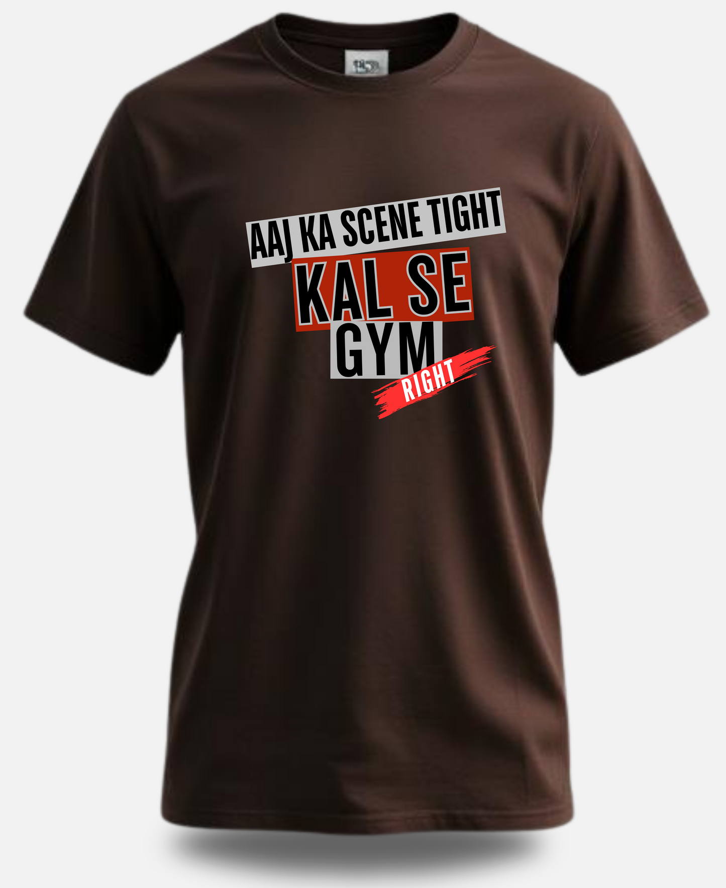 EagleSquat - Aaj Ka Scene Tight, Kal Se Gym Right - Bold & Stylish Tee!